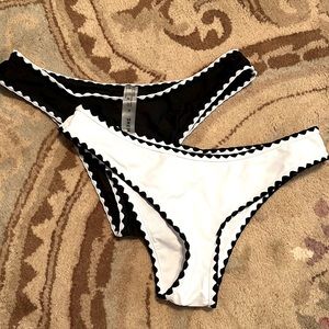 Bathing suit bottoms (SHEIN) both size medium